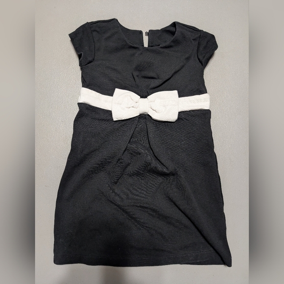 Old Navy Other - Old Navy Elegant Black Kids Dress with White Bow